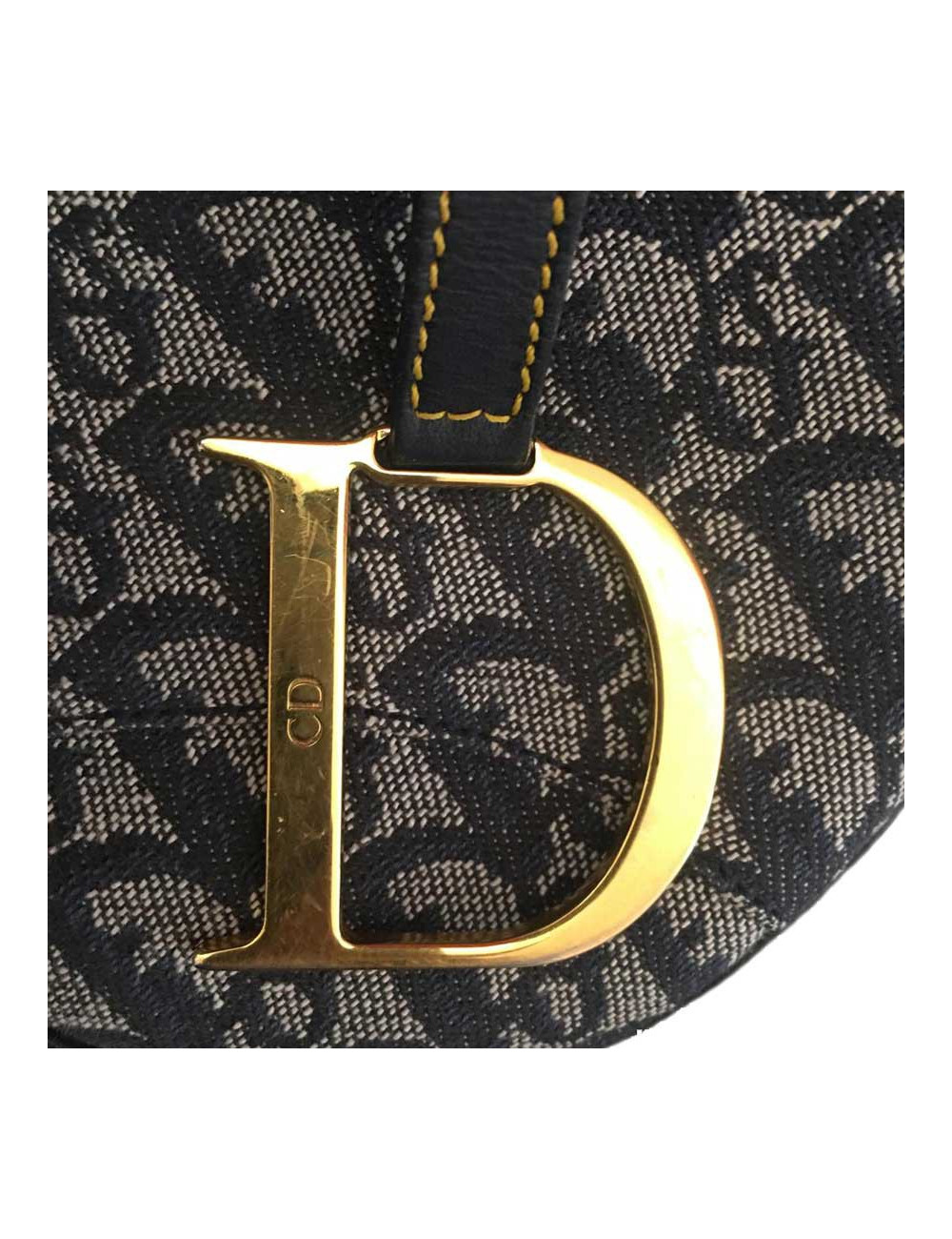 Saddle DIOR toile oblique par John Galliano 