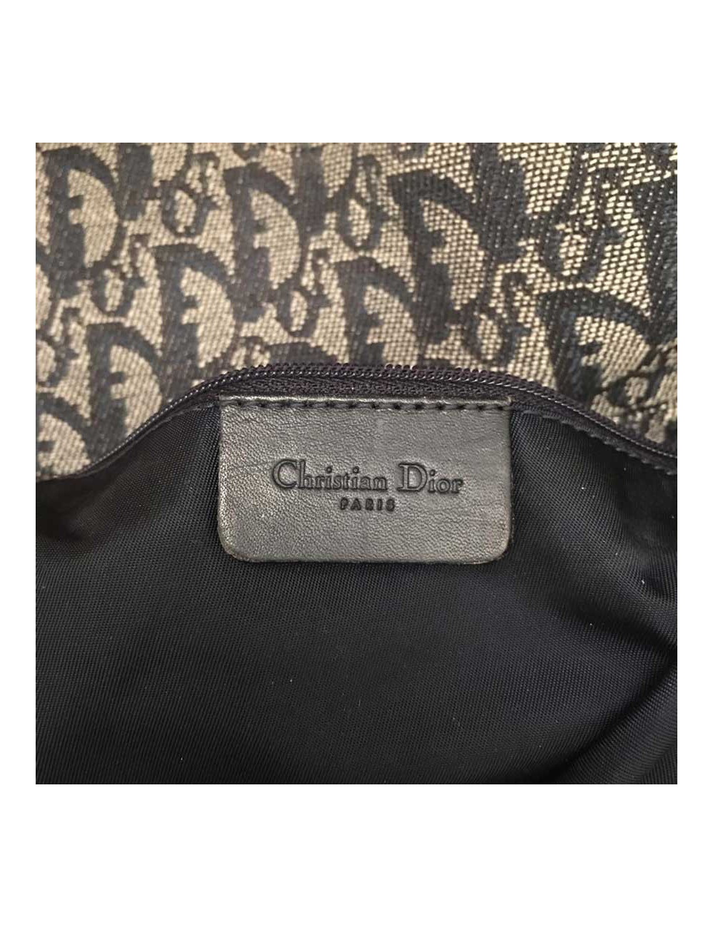 Saddle DIOR toile oblique par John Galliano 