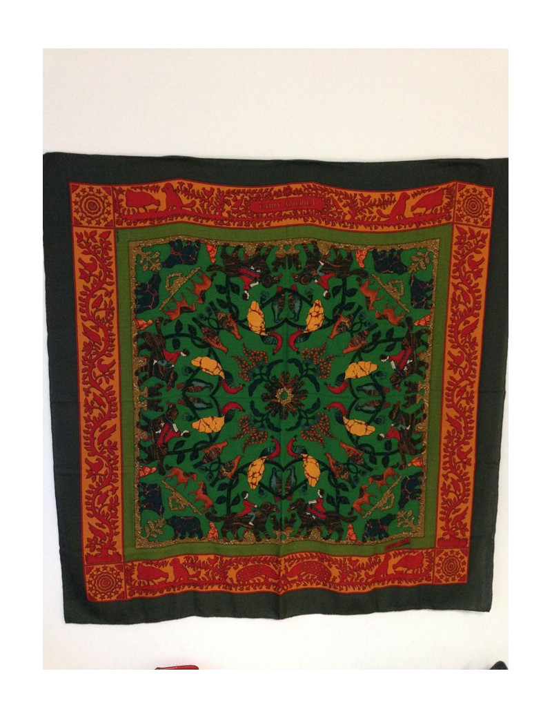 Châle HERMÈS cachemire et soie