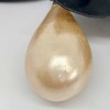 Clips pendantes perles poires nacrées