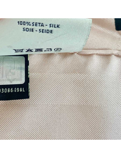 FENDI pink extra-large silk square scarf