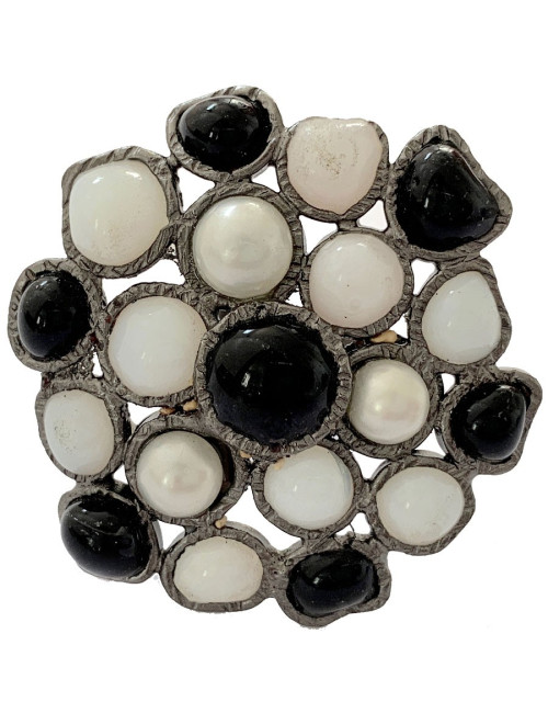 Bague MARGUERITE DE VALOIS pâte de verre