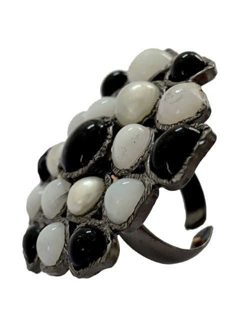 Bague MARGUERITE DE VALOIS pâte de verre