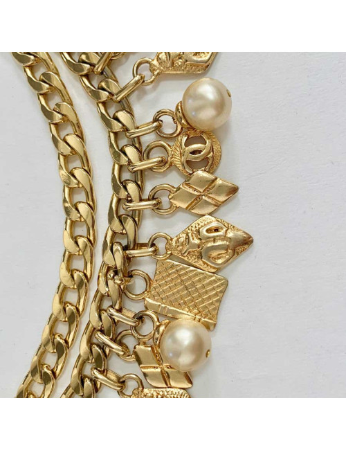 CHANEL Vintage Chain and Charms Necklace-Belt - Certified Occasion