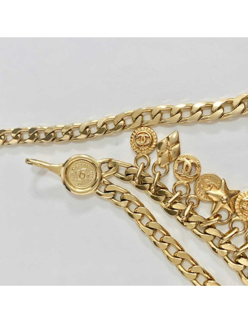 CHANEL Vintage Chain and Charms Necklace-Belt - Certified Occasion