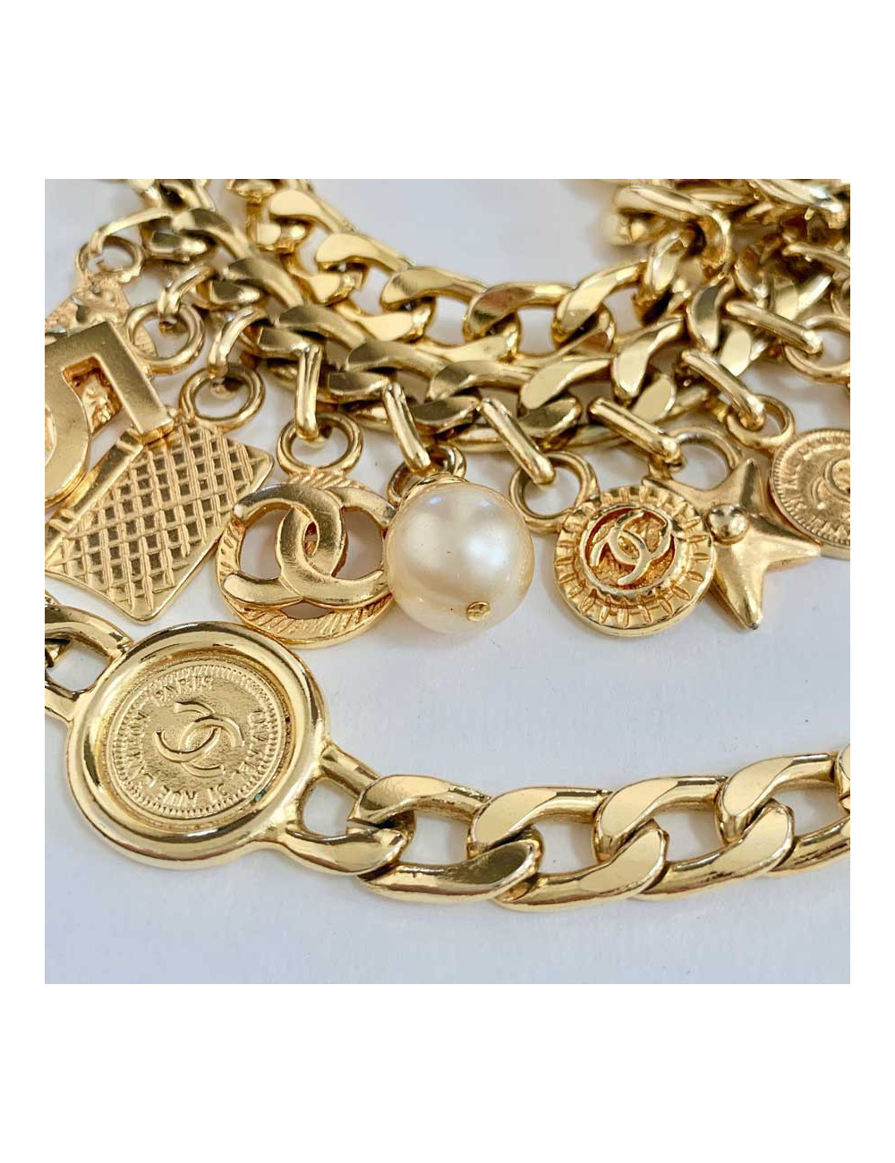 CHANEL Vintage Chain and Charms Necklace-Belt - Certified Occasion