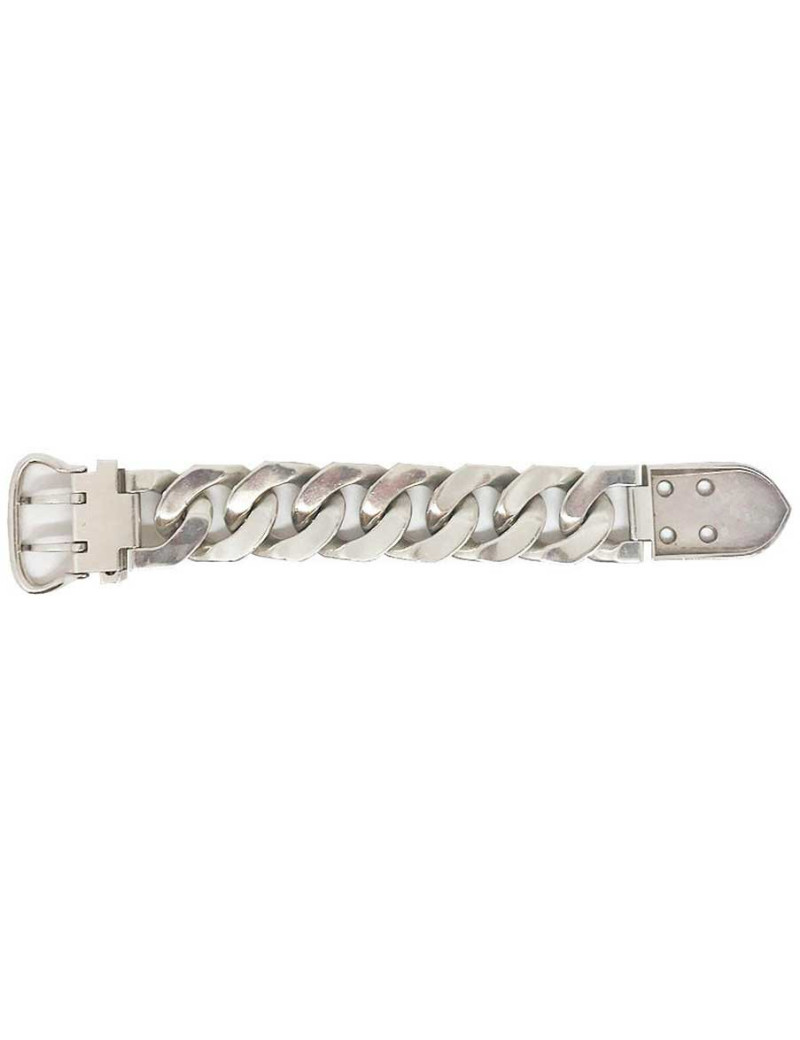 Bracelet sellier HERMES en argent