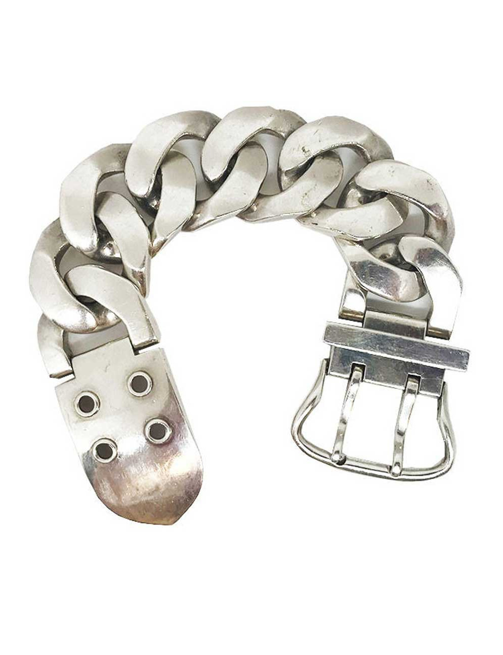 Bracelet sellier HERMES argent