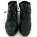 CHANEL quilted leather black T 39.5 booties