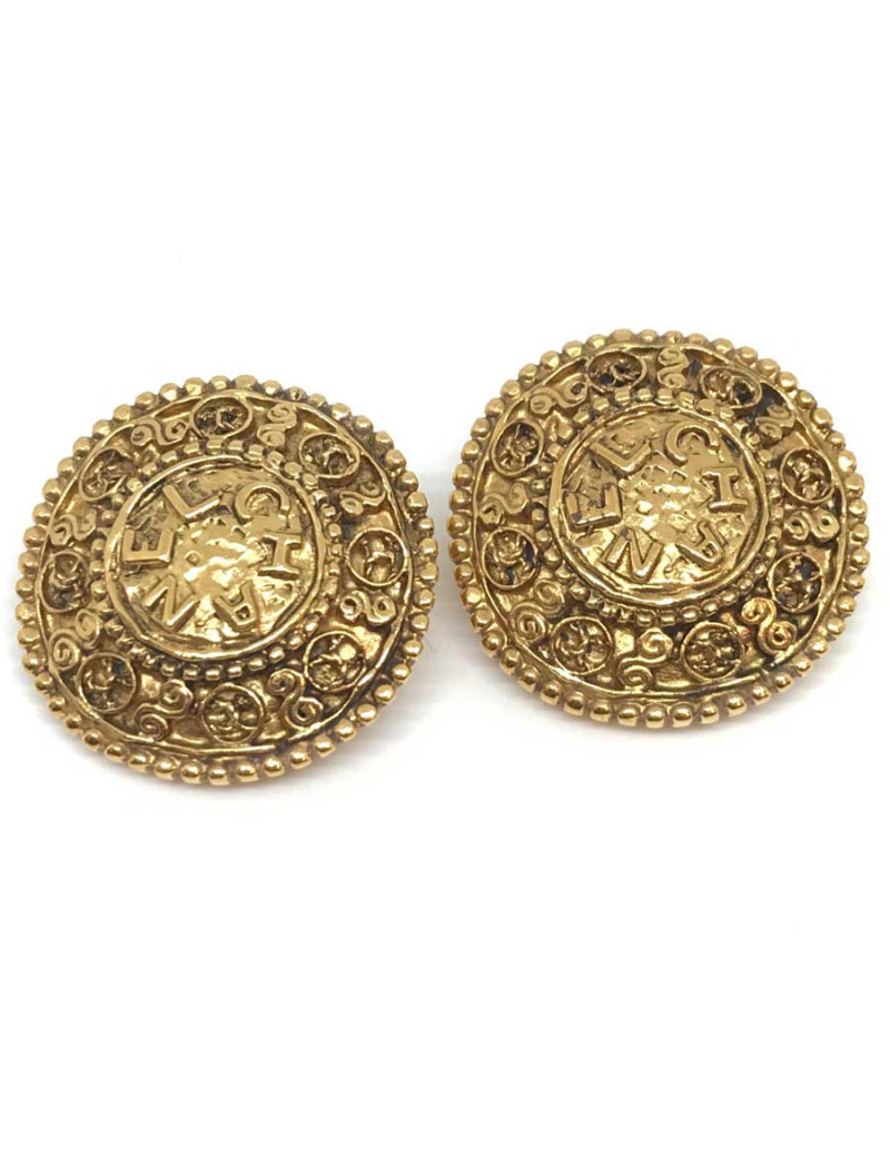 Boucles d'oreille CHANEL clips Vintage