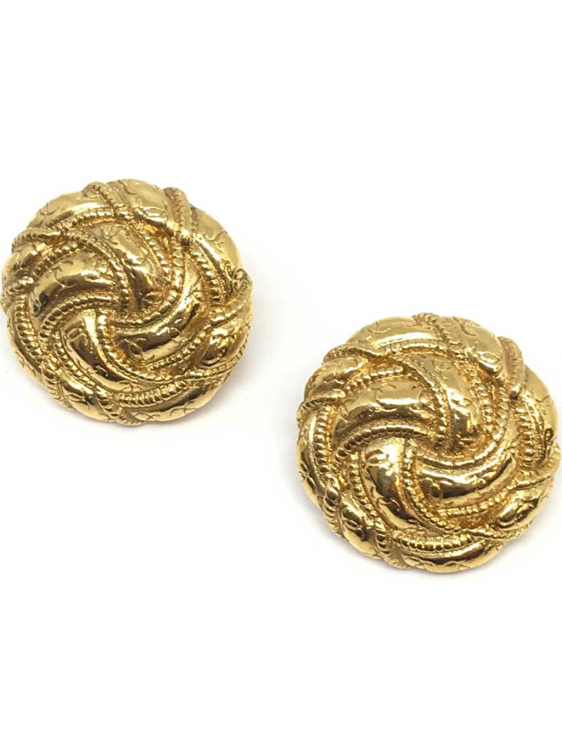 Boucles d'oreille clips CHANEL Vintage
