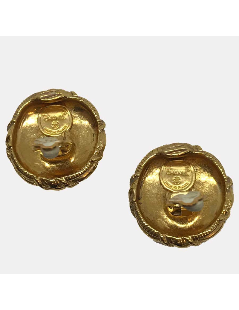 Boucles d'oreille clips CHANEL Vintage