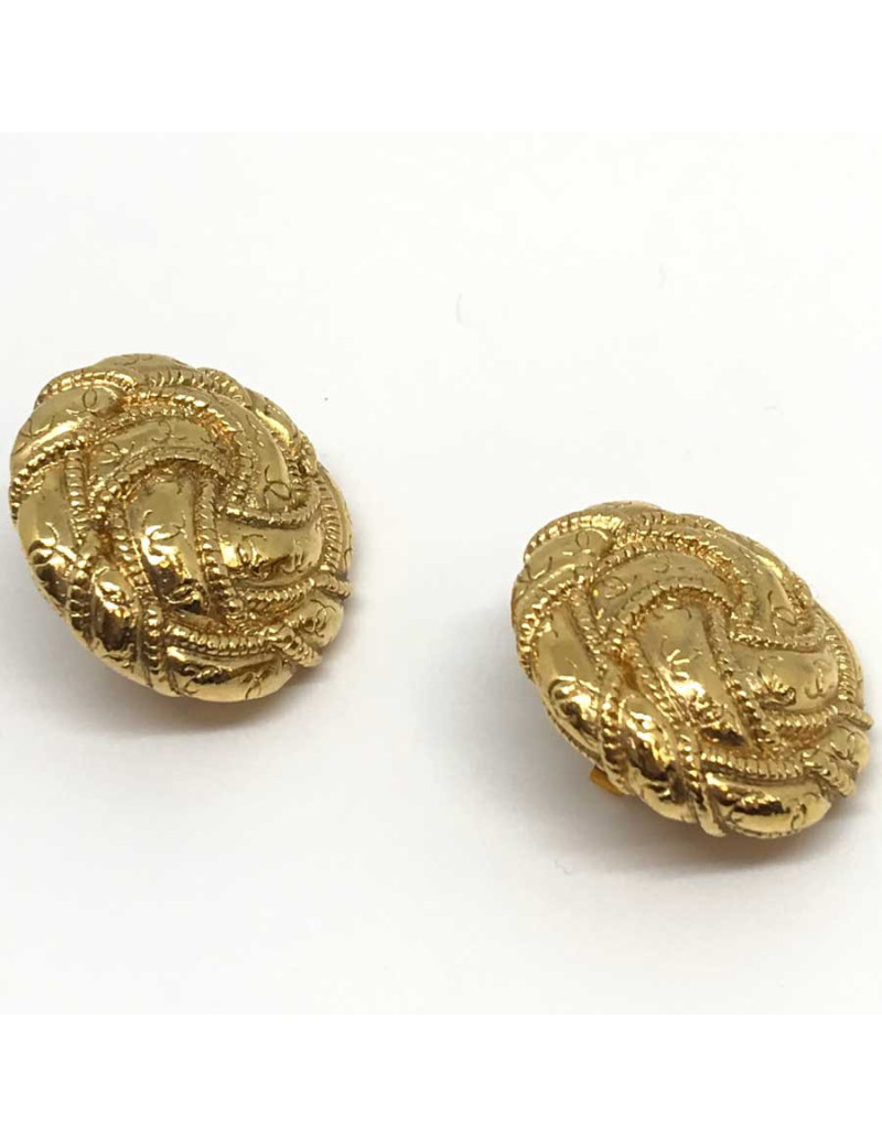 Boucles d'oreille clips CHANEL Vintage