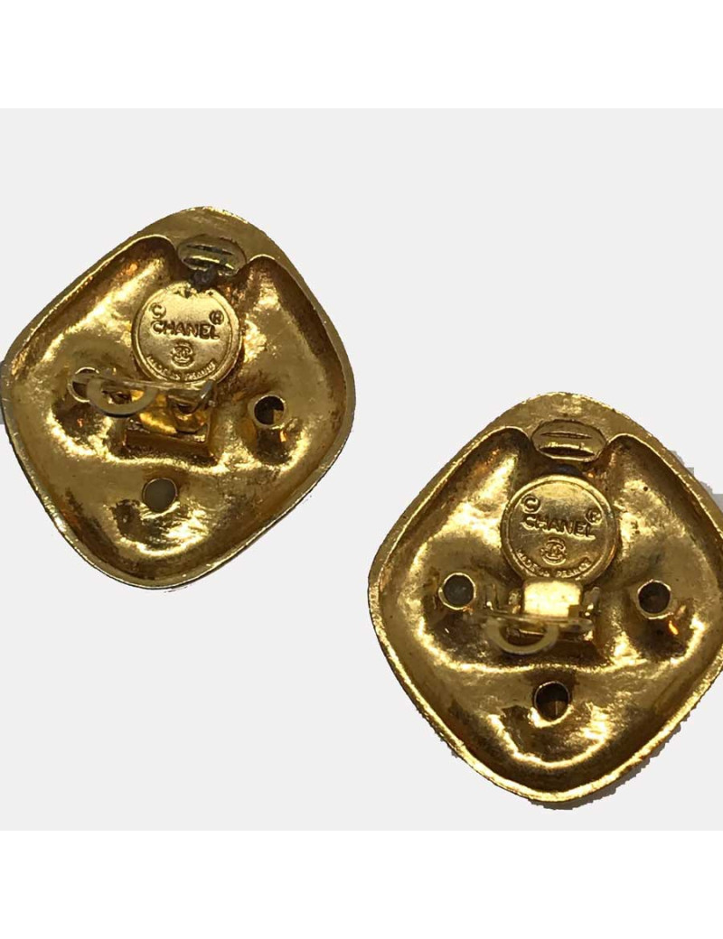 Boucles d'oreille CHANEL Clips Vintage