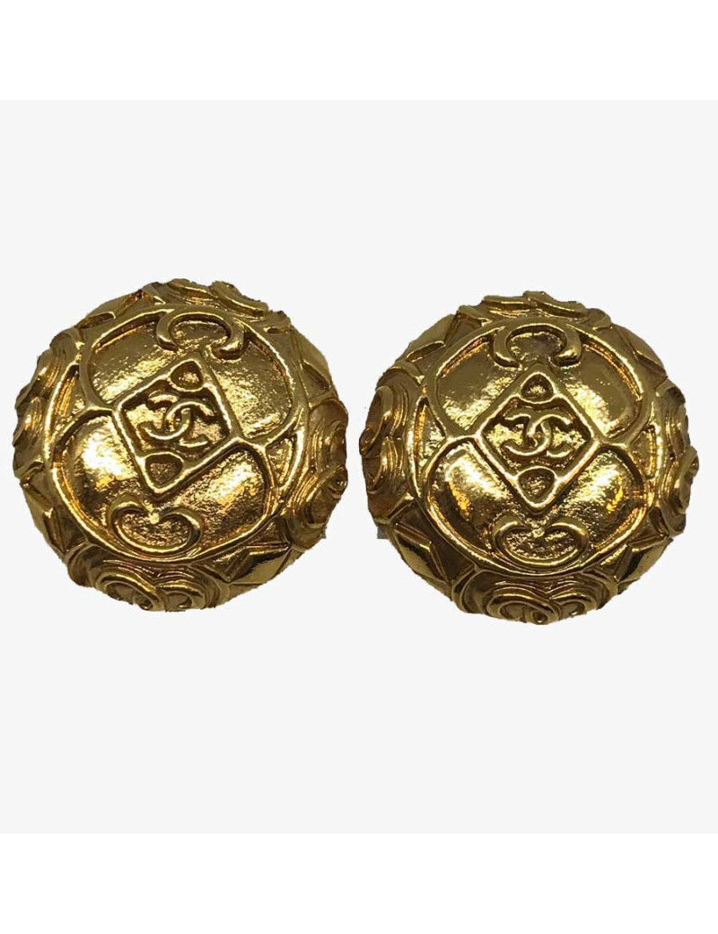 Boucles d'oreille CHANEL Clips Vintage