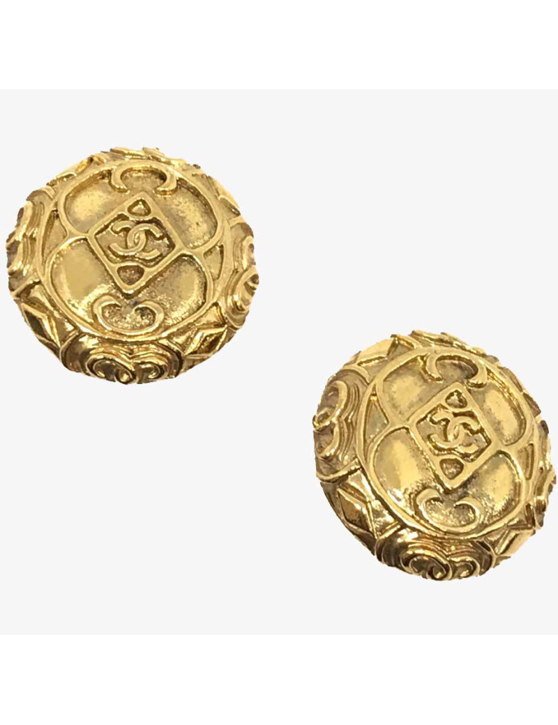 Boucles d'oreille CHANEL Clips Vintage