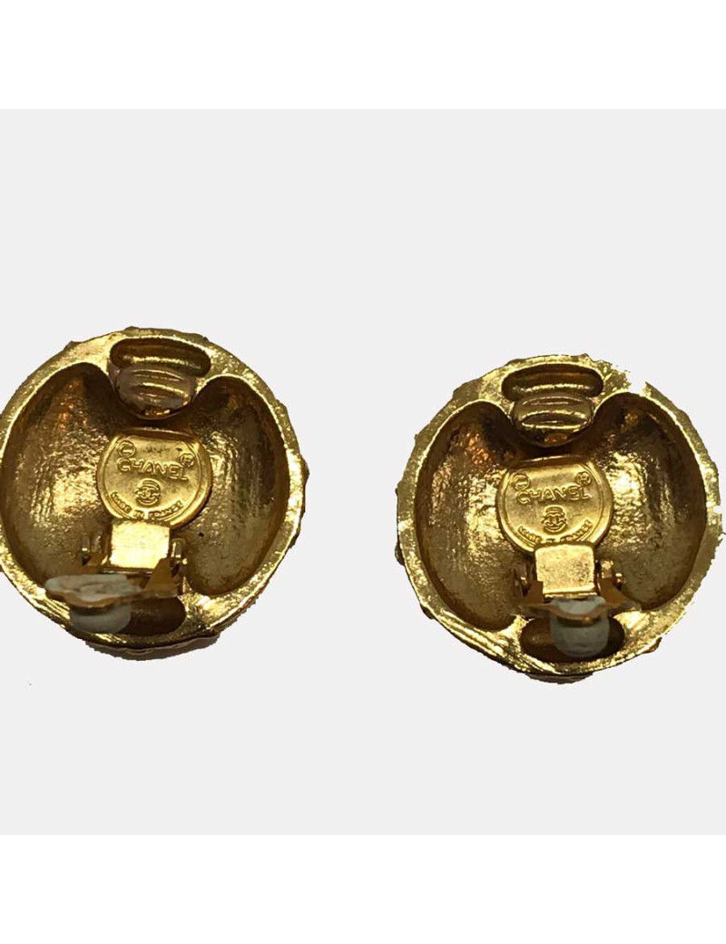 Boucles d'oreille CHANEL Clips Vintage
