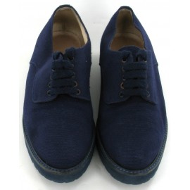 T 39 blue canvas shoes CHANEL