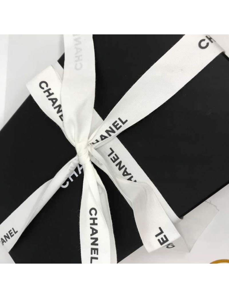 Sautoir multichaines et strass CHANEL argent