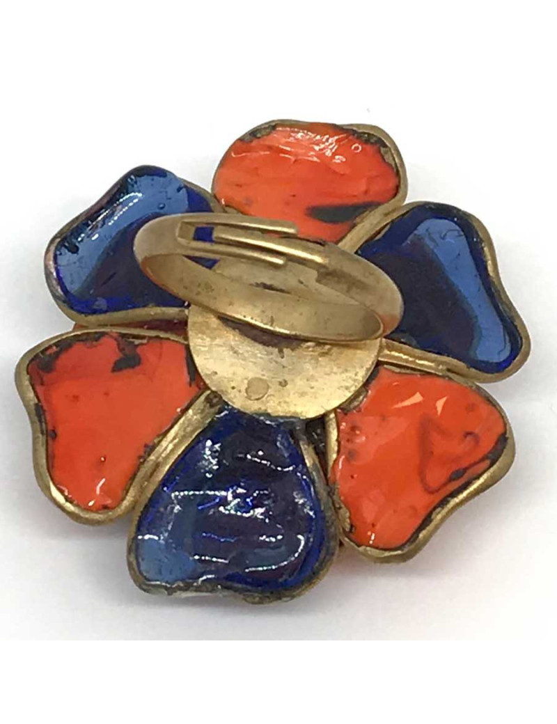 Bague MARGUERITE DE VALOIS pâte de verre