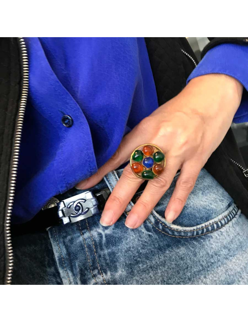 Bague MARGUERITE DE VALOIS pâte de verre