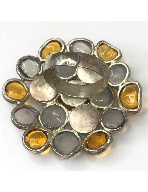 Bague MARGUERITE DE VALOIS pâte de verre