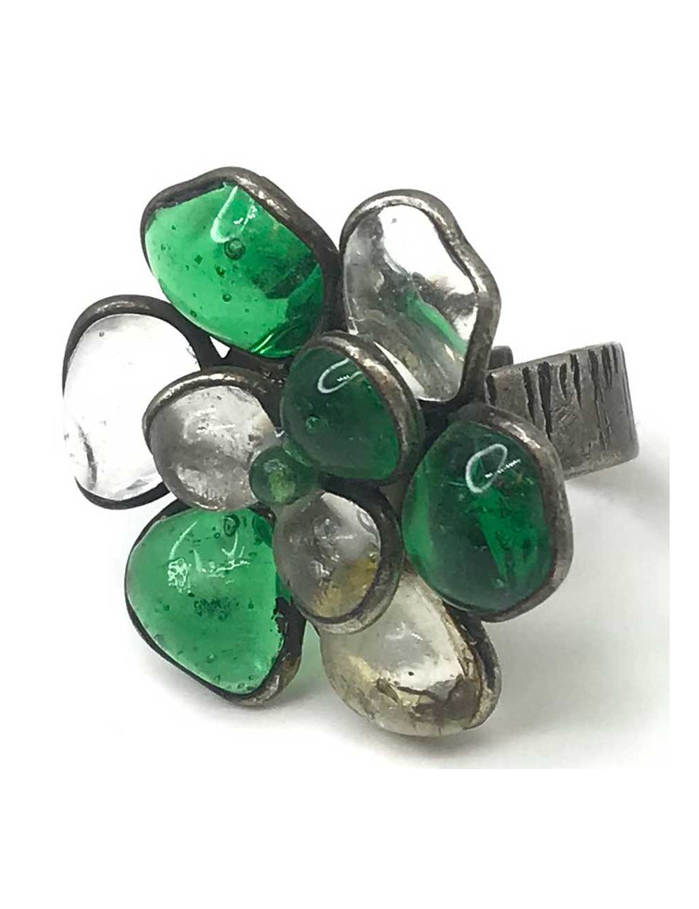 Bague MARGUERITE DE VALOIS pâte de verre