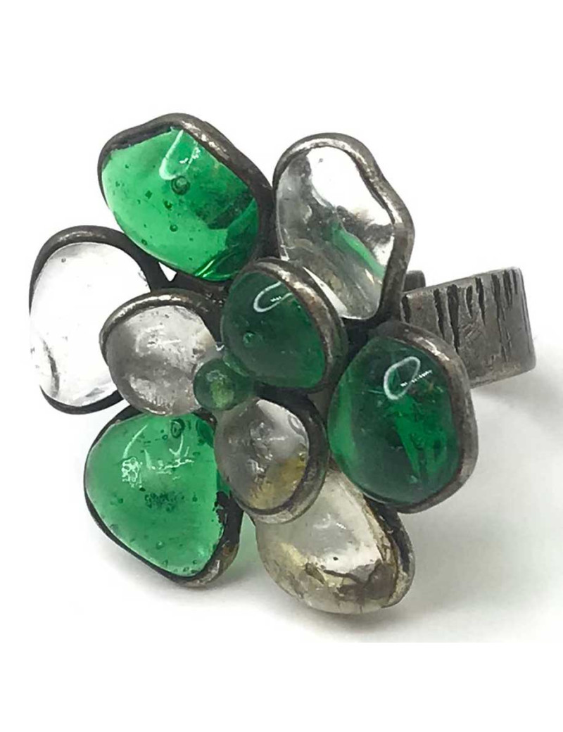 Bague MARGUERITE DE VALOIS pâte de verre