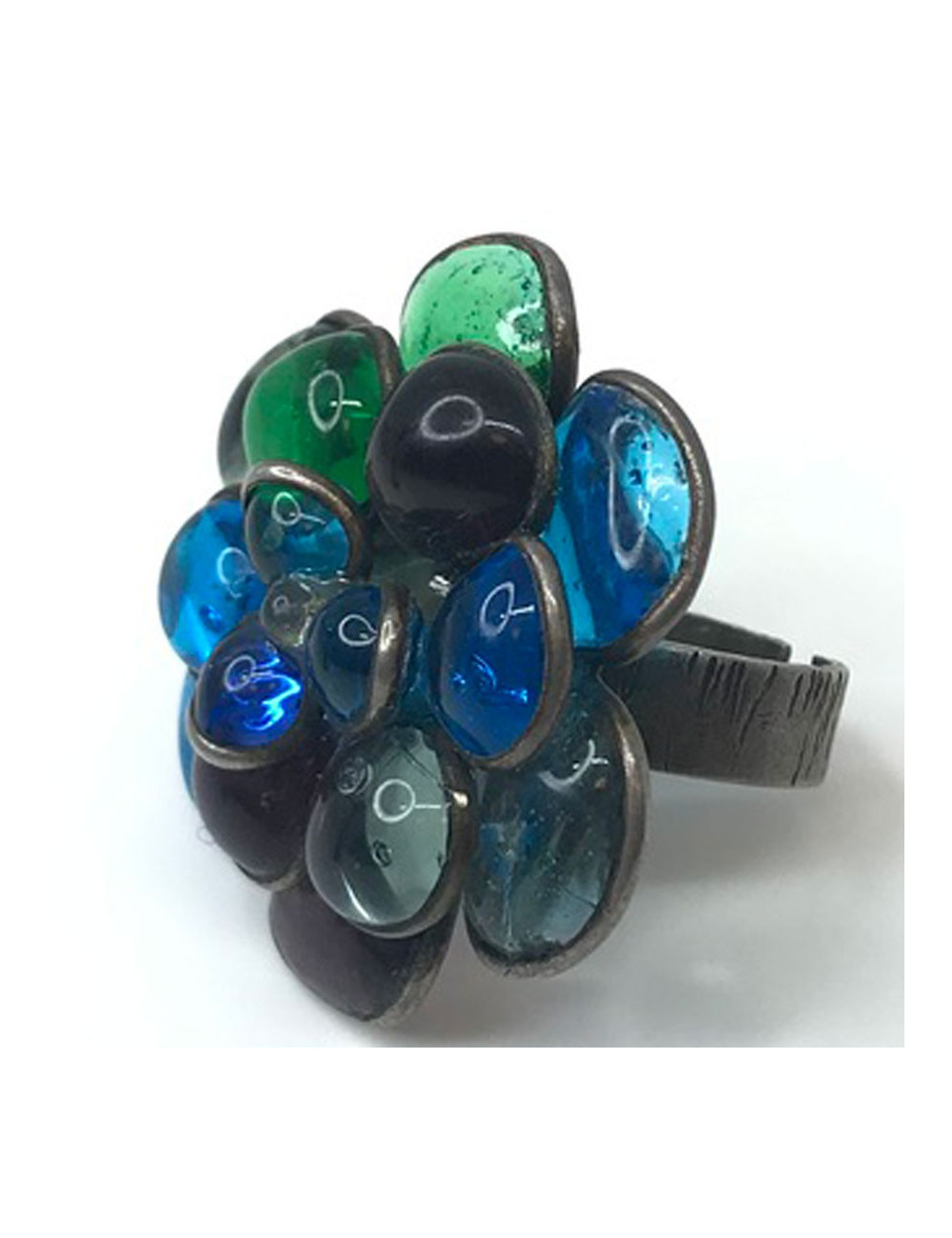 Bague pâte de verre MARGUERITE DE VALOIS