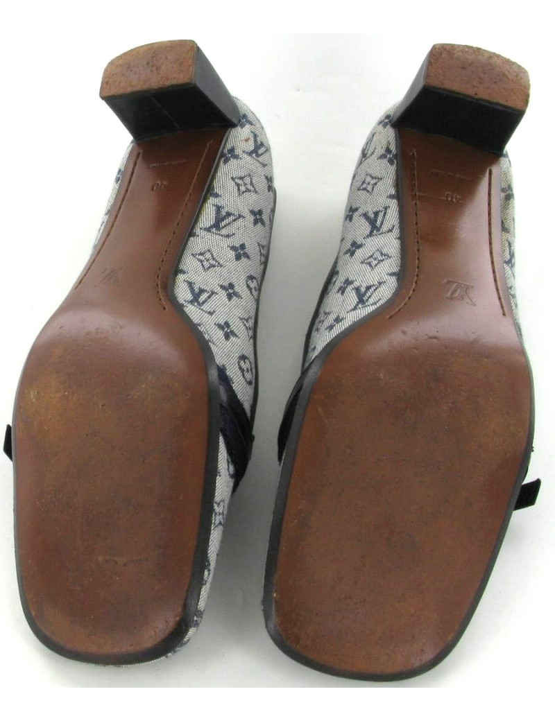 Mocassins LOUIS VUITTON en cuir et toile Monograme