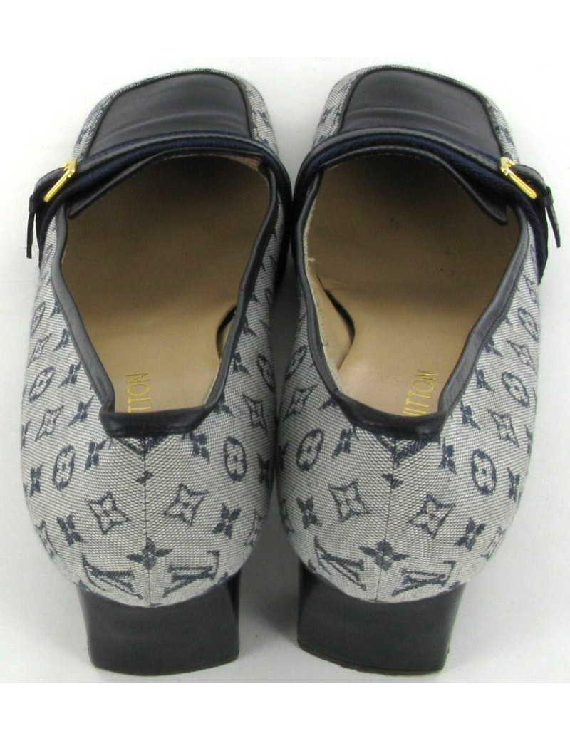 Mocassins LOUIS VUITTON en cuir et toile Monograme