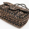 CHANEL Mini Evening Flap Bag in Black Leather Embroidered with Sequins