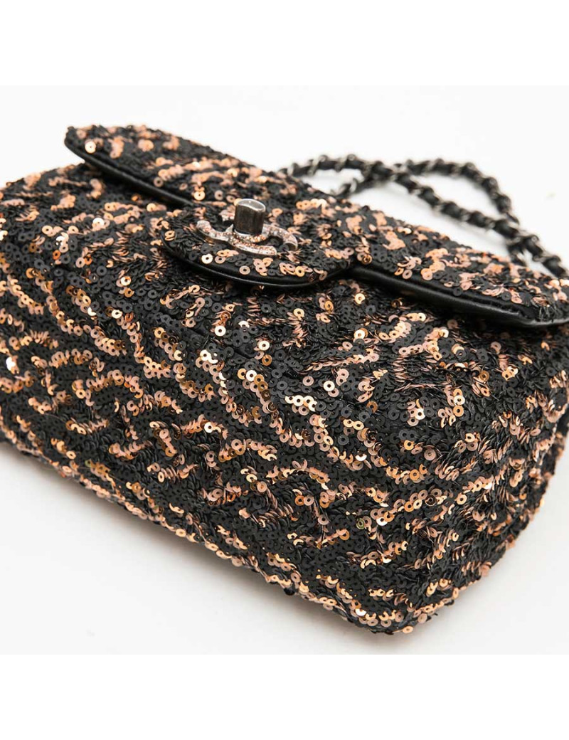 Mini sac CHANEL à sequins 