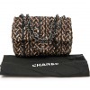 CHANEL Mini Evening Flap Bag in Black Leather Embroidered with Sequins