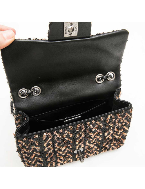 Mini sac CHANEL à sequins 