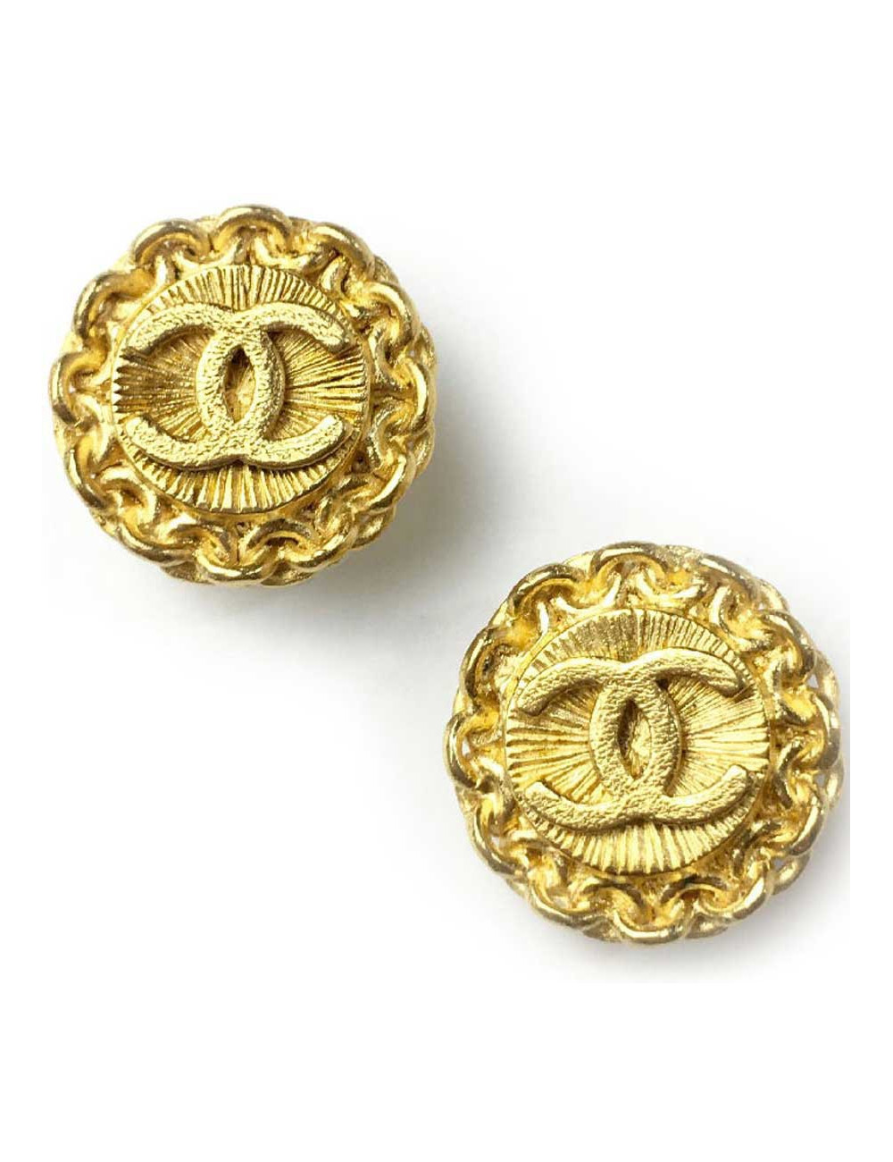 Boucles d'oreille clips CHANEL Vintage