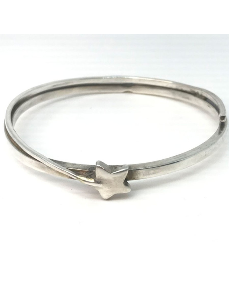 Bracelet CHANEL vintage argent 