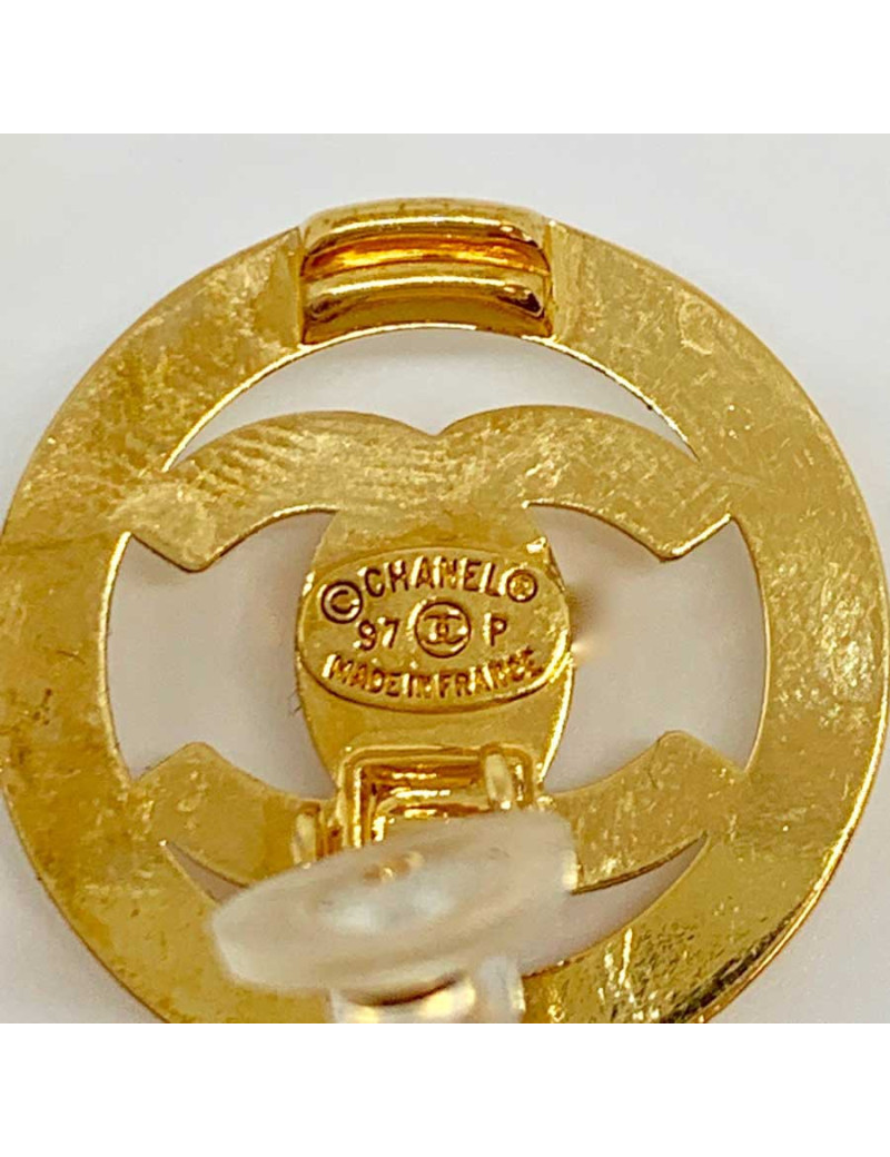 Clips CC dorés CHANEL