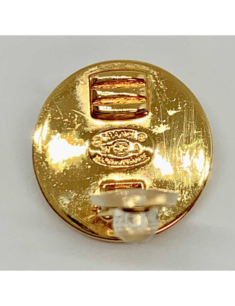 Clips CC dorés CHANEL