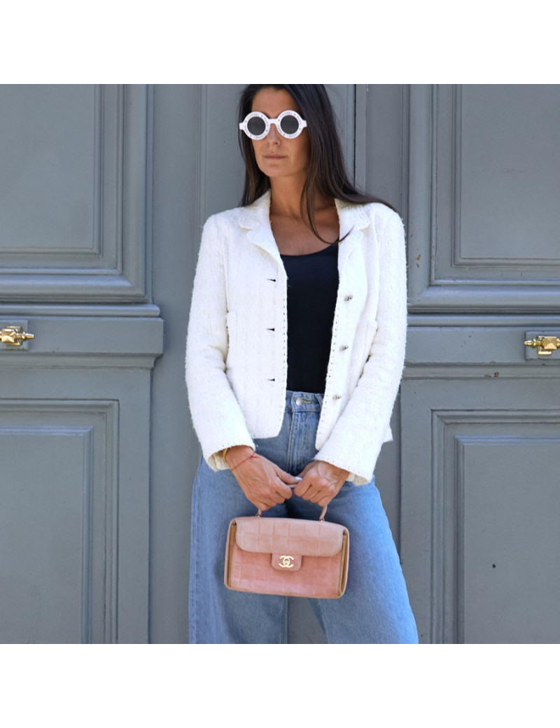 Sac Chanel daim rose