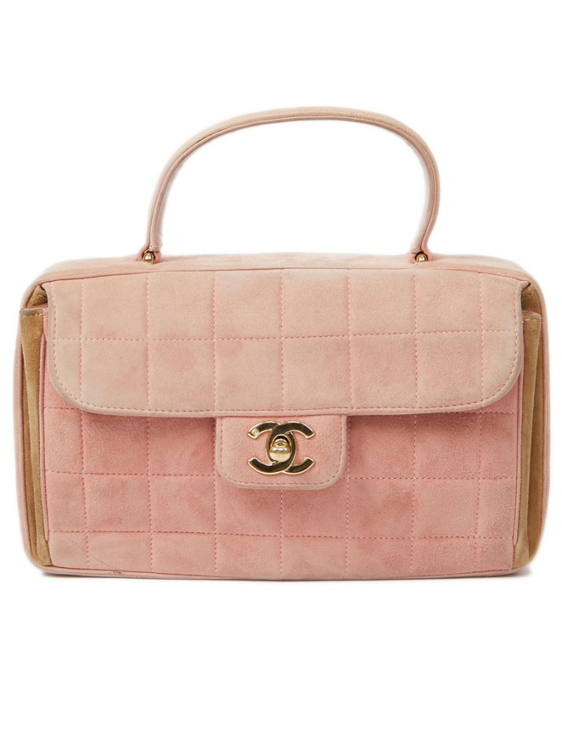 Sac Chanel daim rose