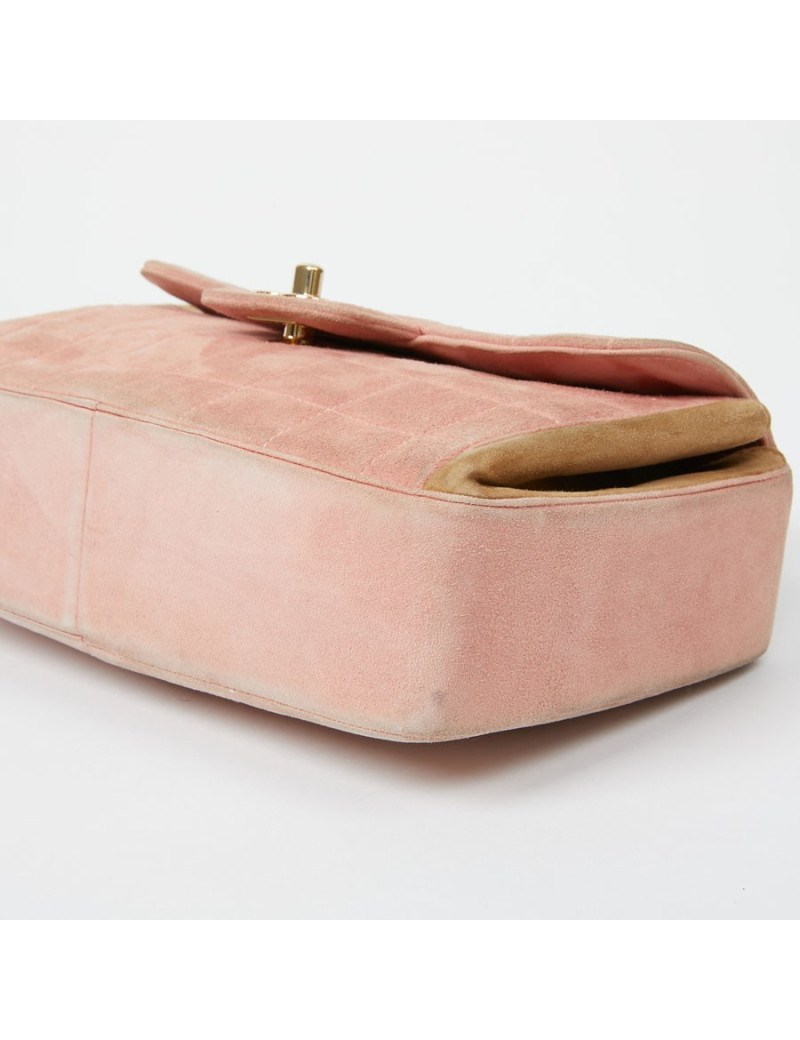 Sac Chanel daim rose