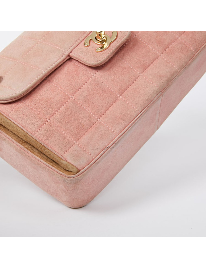 Sac Chanel daim rose