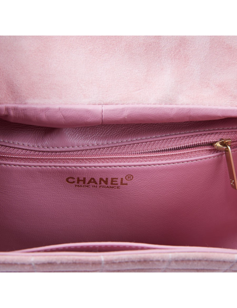 Sac Chanel daim rose
