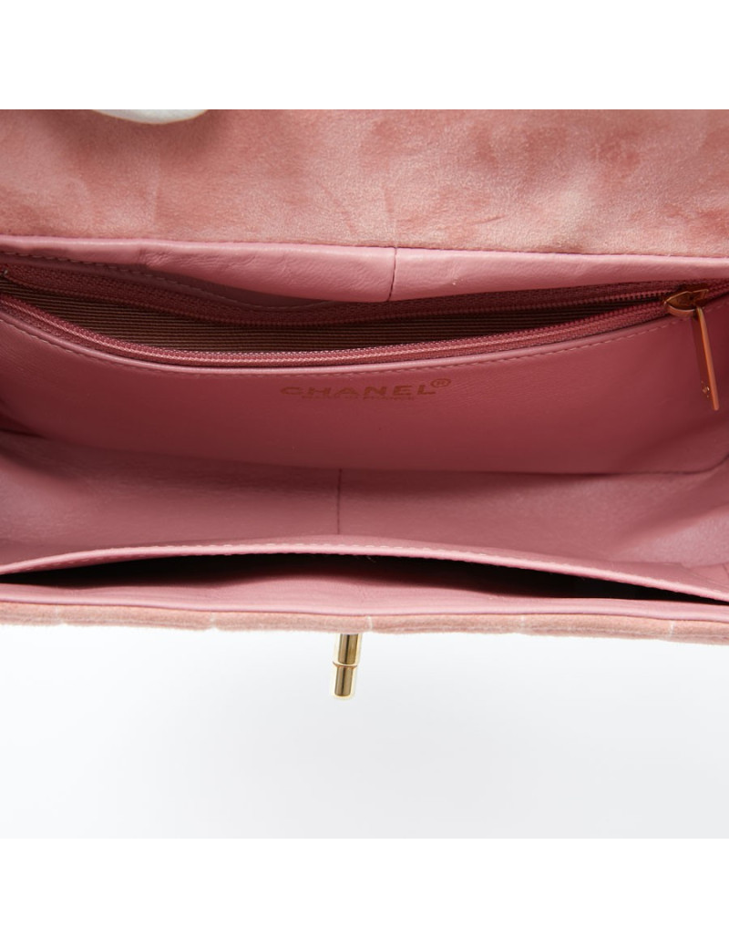 Sac Chanel daim rose
