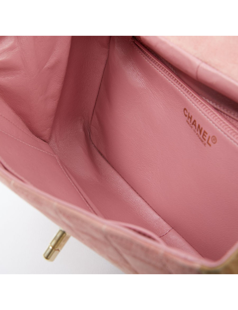 Sac Chanel daim rose