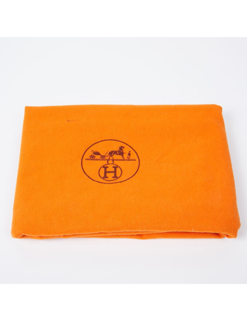 Sac Picotin HERMES GM taurillon Clémence gold