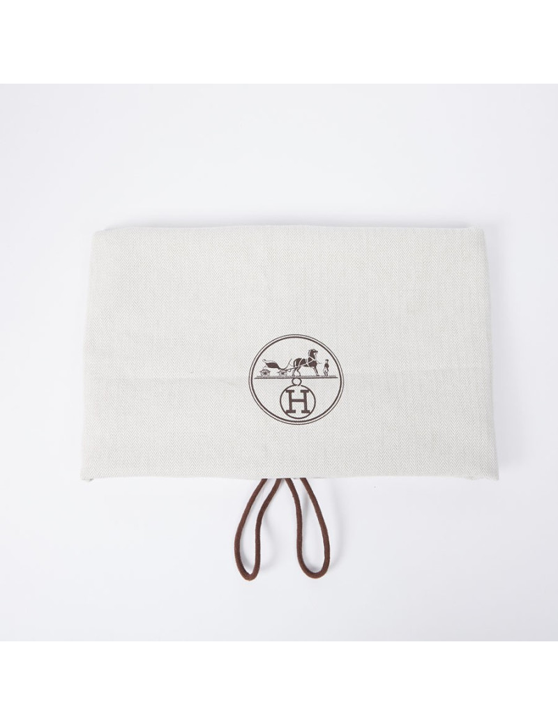 Sac Haut à Courroies HERMES cuir togo orange