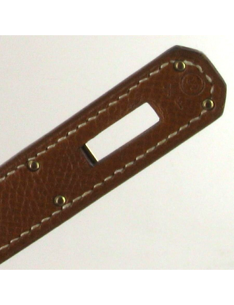 Sac KELLY HERMES cuir courchevel gold 