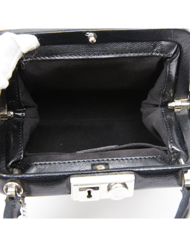 Mini sac CELINE en chèvre façon zèbre 